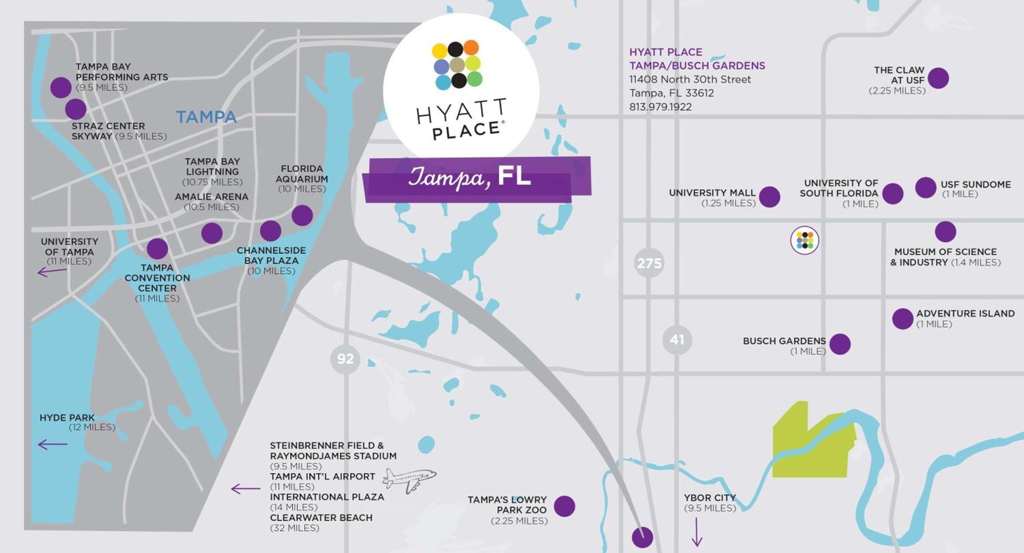 Hyatt Place Tampa Busch Gardens Eksteriør billede